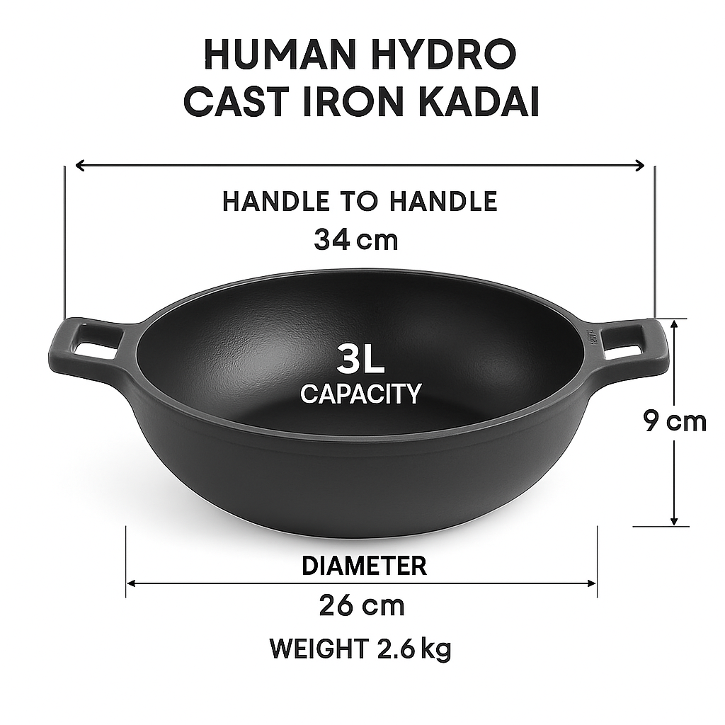 kadai 26 cm size