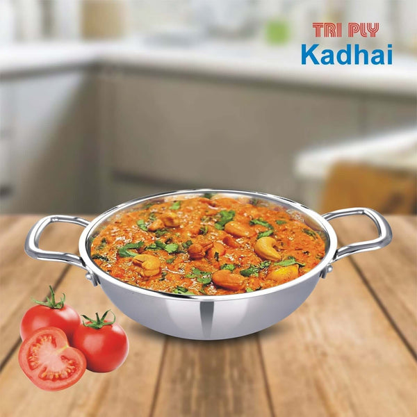 Restaurant-Style Veg Handi – Cooked to Perfection in a Tri-Ply Stainless Steel Kadai