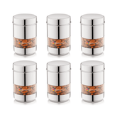 500 ml SS container set of 6 front
