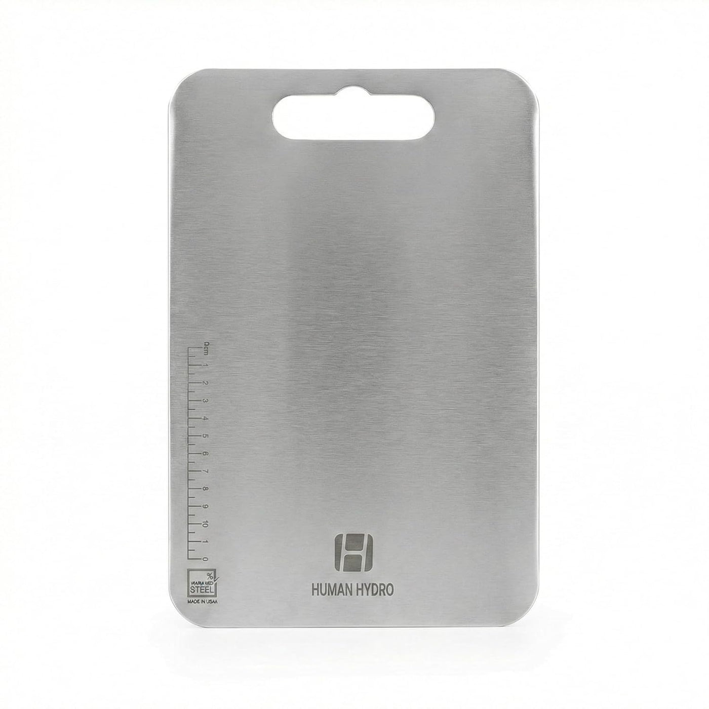Stainless Steel Chopping Board (31 x 21CM), Rust-Resistant, Anti-Bacterial, Heavy-Duty Cutting Board for Vegetables, Fruits & Meat