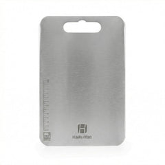 Stainless Steel Chopping Board (31 x 21CM), Rust-Resistant, Anti-Bacterial, Heavy-Duty Cutting Board for Vegetables, Fruits & Meat