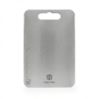 Stainless Steel Chopping Board (31 x 21CM), Rust-Resistant, Anti-Bacterial, Heavy-Duty Cutting Board for Vegetables, Fruits & Meat