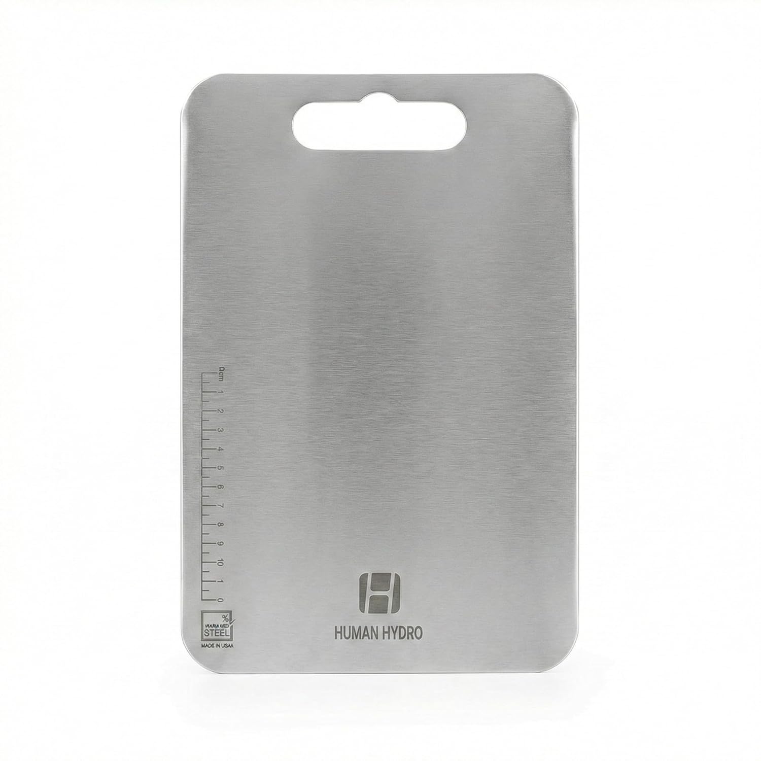 Stainless Steel Chopping Board (36 x 25CM), Rust-Resistant, Anti-Bacterial, Heavy-Duty Cutting Board for Vegetables, Fruits & Meat
