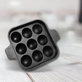 cast iron paniyaram 9-pit