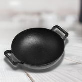 cast iron kadai front