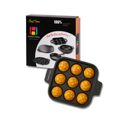 9 pit paniyaram pan with box